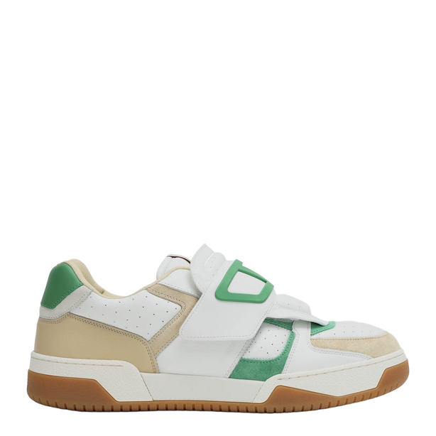 Valentino Sneaker Low Top Joie De Jouer white beige green