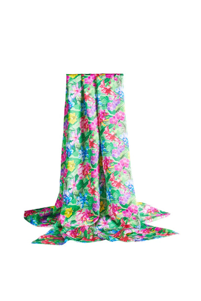 [Rare Bird Collection] Singapore Orchid Charm Scarf