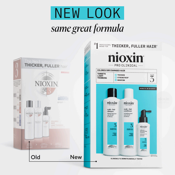 System Kit 3 (150ml Shampoo+150ml Conditioner+50ml Treatment)