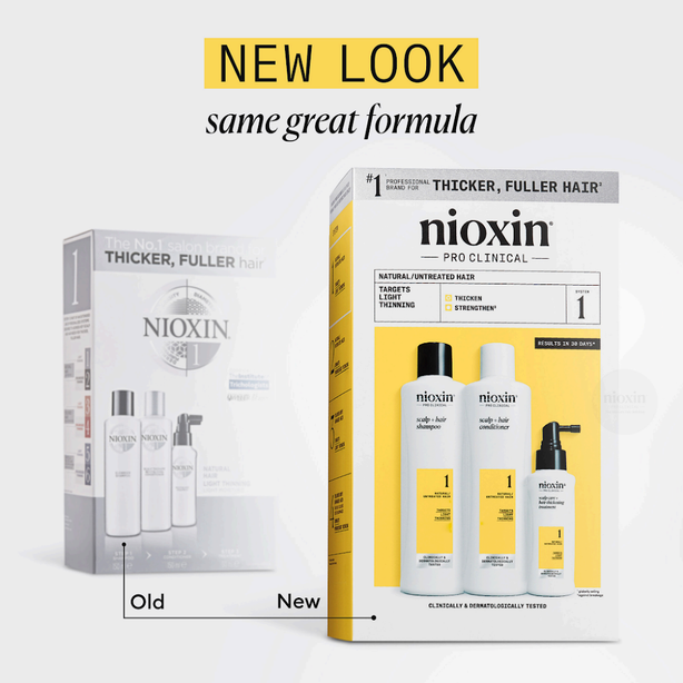 System Kit 1 (150ml Shampoo+150ml Conditioner+50ml Treatment)