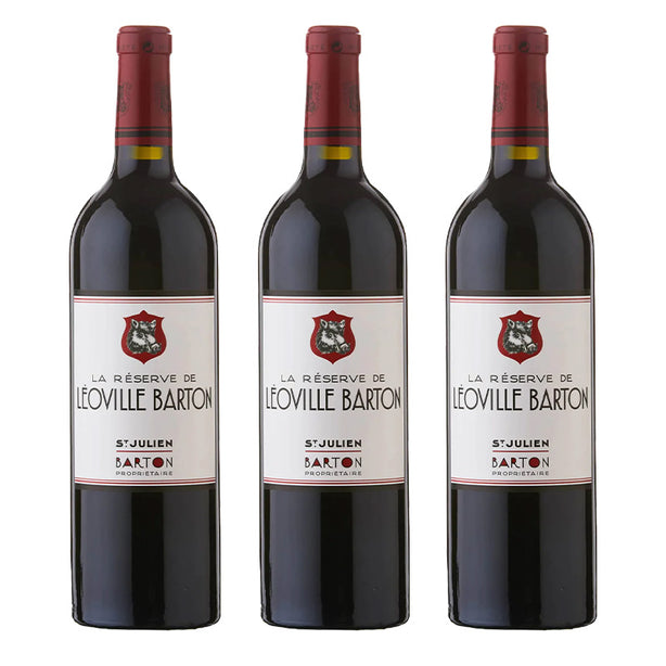 [BUNDLE OF 3] RESERVE DE LEOVILLE BARTON 2018 750ML