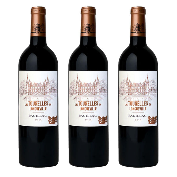 [BUNDLE OF 3] LES TOURELLES DE LONGUEVILLE 2019 750ML