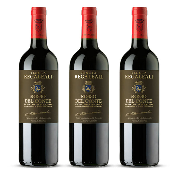 [BUNDLE OF 3] TASCA D'ALMERITA ROSSO DEL CONTE 2019 750ML
