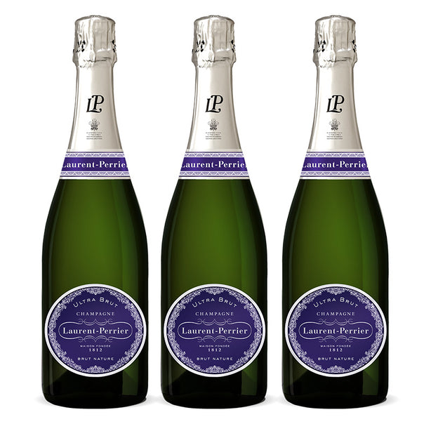 [BUNDLE OF 3] LAURENT PERRIER ULTRA BRUT NV 750ML
