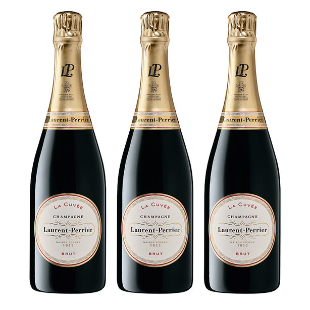 [BUNDLE OF 3] LAURENT PERRIER LA CUVEE BRUT NV 750ML