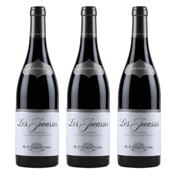 [BUNDLE OF 3] M. CHAPOUTIER GIGONDAS LES JOCASSES 2022 750ML