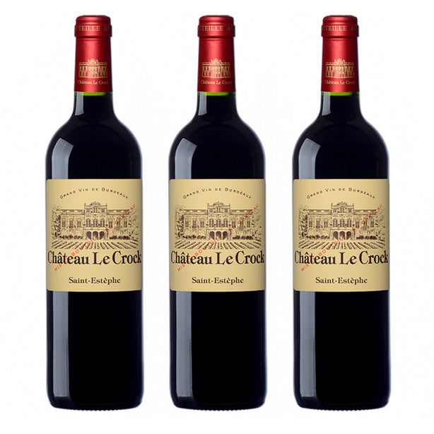 [BUNDLE OF 3] CHATEAU LE CROCK 2017 750ML