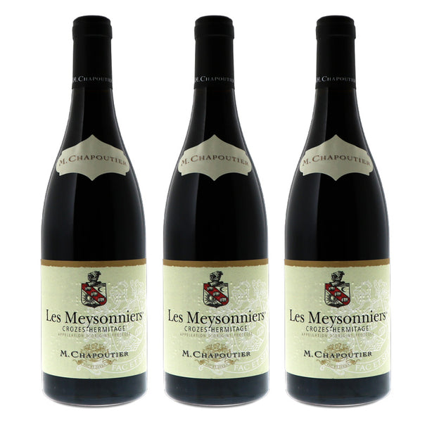[BUNDLE OF 3] M. CHAPOUTIER CROZES HERMITAGE MEYSONNIERS ROUGE 2023 750ML