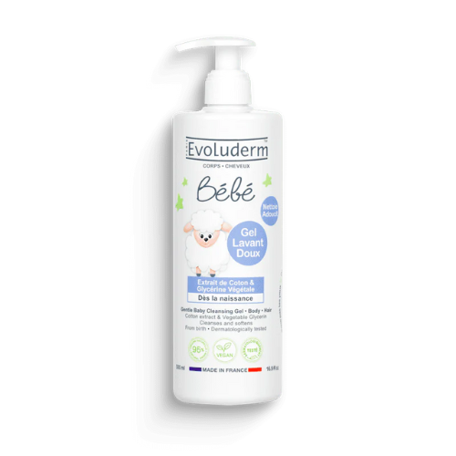 Evoluderm Baby Hair and Body Wash 500ml