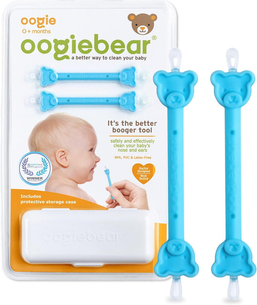 Oogiebear - Patented Nose and Ear Gadget for Newborns, Infants and Toddlers (2 Tools)