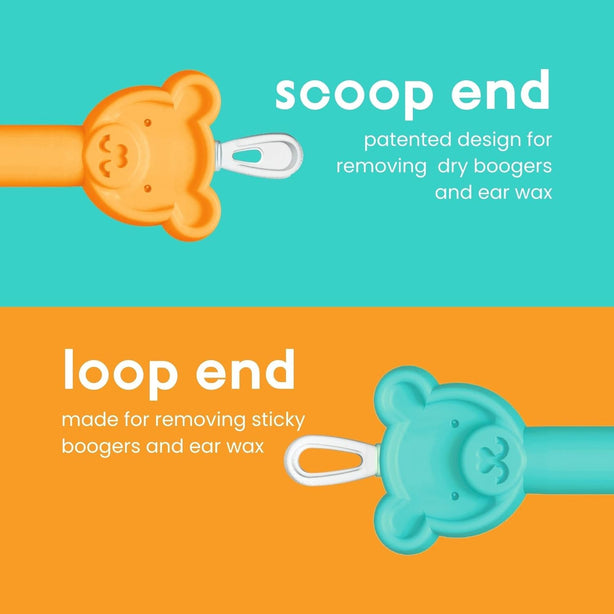 Oogiebear - Patented Nose and Ear Gadget for Newborns, Infants and Toddlers (2 Tools)