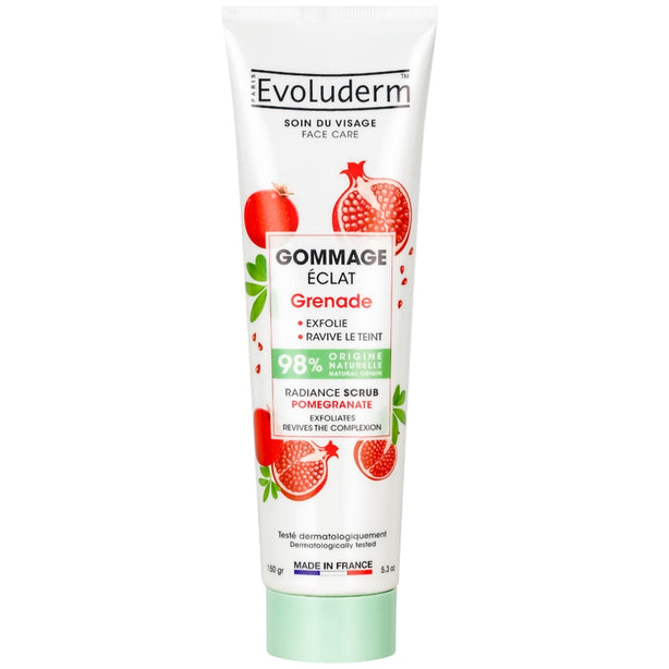 Evoluderm Radiance Pomegranate Face Scrub 150ml