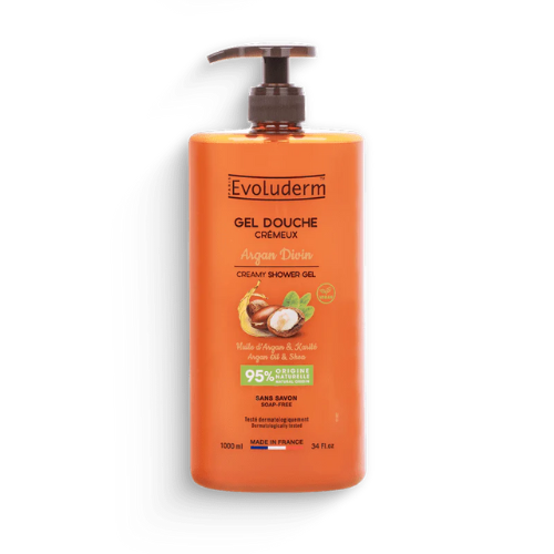 Evoluderm Shower Gel Argan Divin 1L