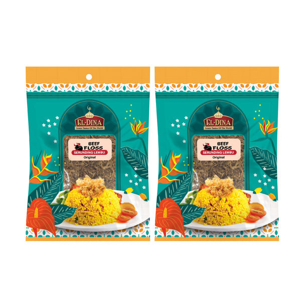 [Bundle of 2] El-Dina Beef Floss 80g Halal