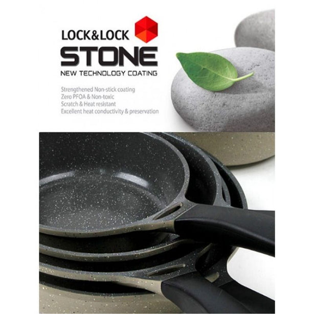 LocknLock Stone Marble Casting Frying Pan