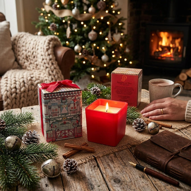Festive Christmas Candle