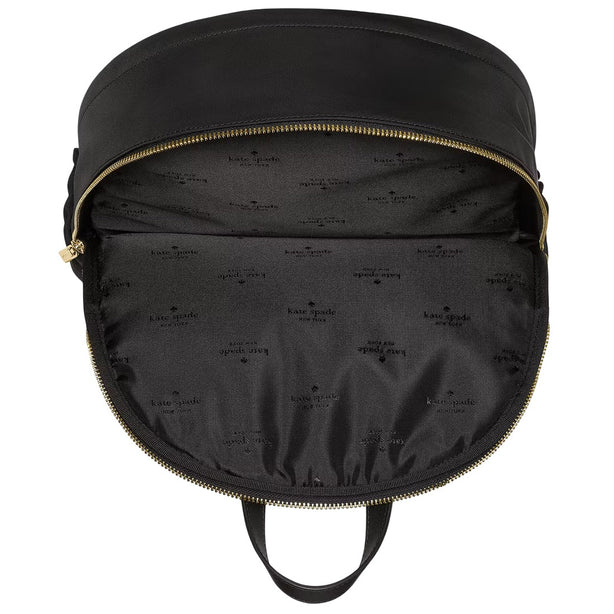 Kate Spade Carter Nylon Large Dome Backpack Bag - Black KP111