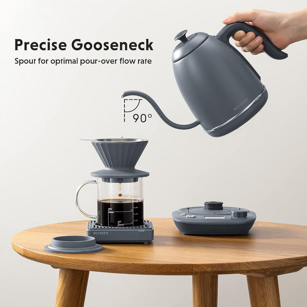 Bd61347 Buydeem Electric Gooseneck Kettle 0.8L (Grey)