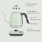 Bd61345 Buydeem Electric Gooseneck Kettle 0.8L (Green)