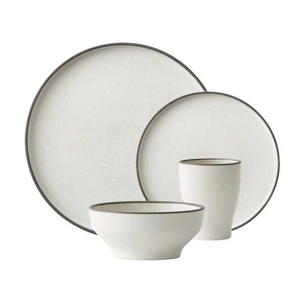 MOD 16pcs Dining Set - Dusted White