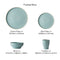 MOD 16pcs Dining Set - Frosted Blue