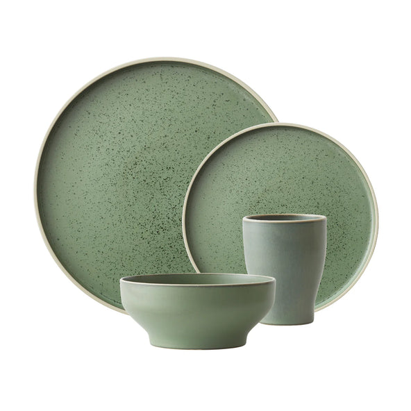 MOD 16pcs Dining Set - Smoky Basil