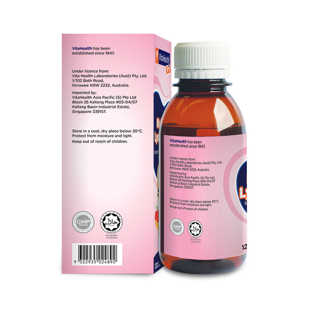 VitaHealth Kids Multivits + Lysine & Inulin 120mL