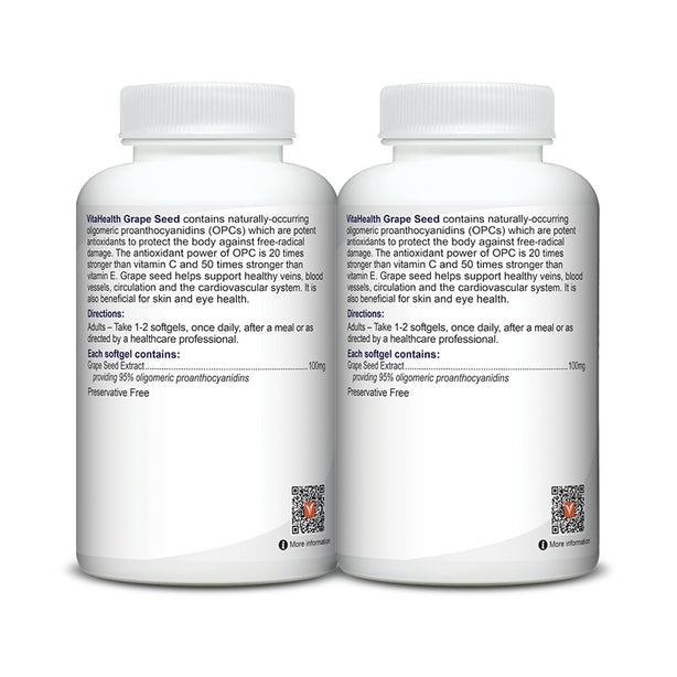 VitaHealth Grape Seed 2x90s