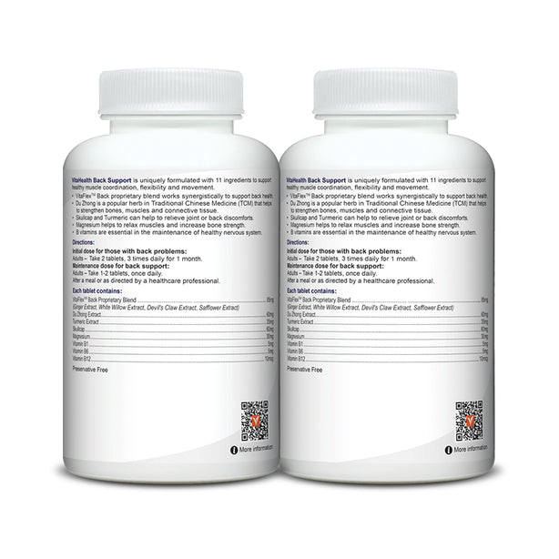 VitaHealth Back Support 2x60s