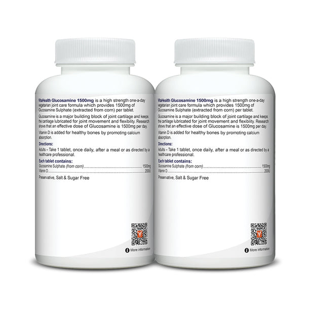 VitaHealth Glucosamine 1500mg 2x60s