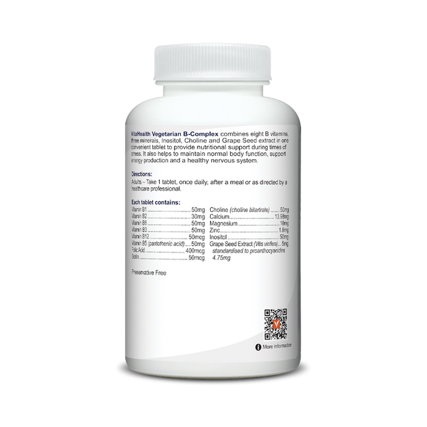 VitaHealth Vegetarian B-Complex 120s