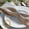 Charles Millen Signature Home Accents Collection Napkin Ring 4 Piece Set, Galaxy