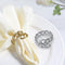 Charles Millen Signature Home Accents Collection Napkin Ring 4 Piece Set, Figaro