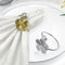 Charles Millen Signature Home Accents Collection Napkin Ring 4 Piece Set, Julia