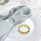 Charles Millen Signature Home Accents Collection Napkin Ring 4 Piece Set, Belcher