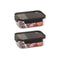 LocknLock Bisfree Modular Food Container 2P Set Rect