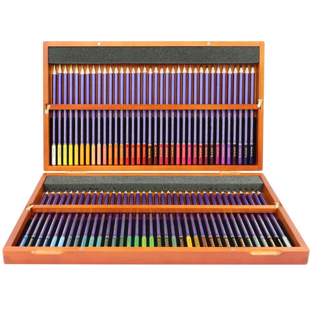 Mont Marte Premium Watercolour Pencils Box Set 72pc