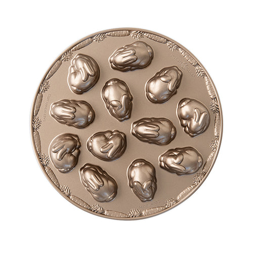 Nordicware Cast Aluminium Baby Bunny Bites Cakelet Pan