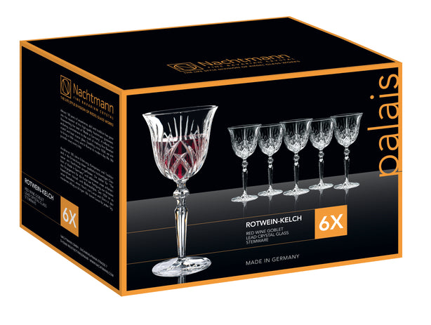 Nachtmann Lead Free Crystal Goblet 9.1Xh21.4Cm 230Ml Box Of 6Pcs Palais
