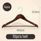 [Bundle of 10] Sweet Home Premium Wooden Clothes Hanger Matte Texture Classic Wood Hanger Metal Hook Clothes Wardrobe Drying Rack