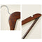 [Bundle of 10] Sweet Home Premium Wooden Clothes Hanger Matte Texture Classic Wood Hanger Metal Hook Clothes Wardrobe Drying Rack