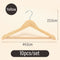 [Bundle of 10] Sweet Home Premium Wooden Clothes Hanger Matte Texture Classic Wood Hanger Metal Hook Clothes Wardrobe Drying Rack