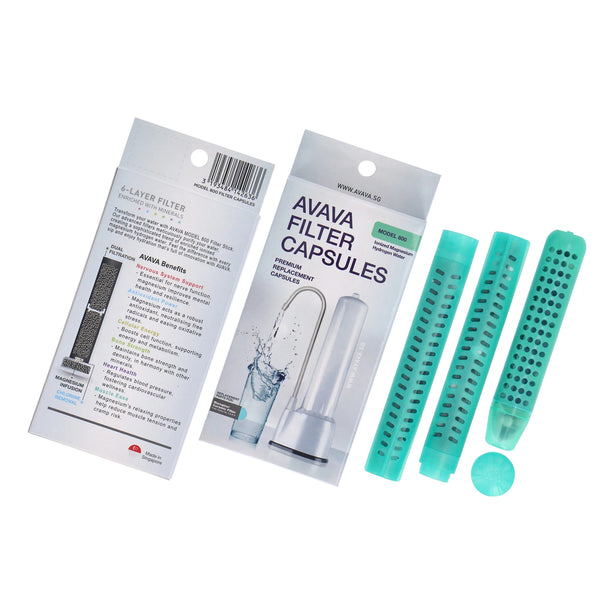 MODEL 800 - Ionized Magnesium Hydrogen Water Filter Refill Capsules
