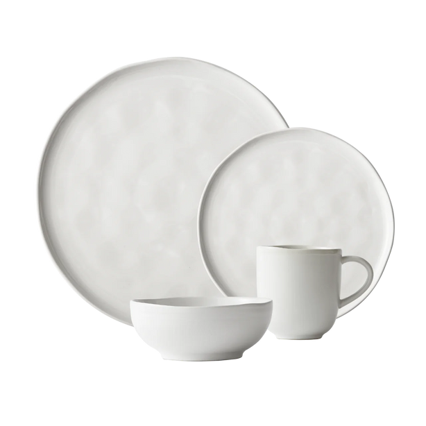 Ripple 16pcs Dining Set - White Dew