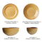 Cottage 16pcs Dining Set - Caramel