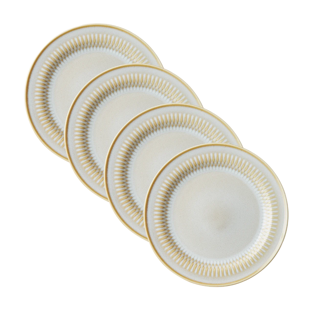 Cottage 21cm Plates - Almond (4/pack)