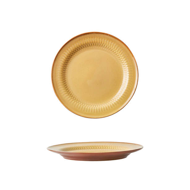 Cottage 21cm Plates - Caramel  (4/pack)