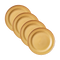 Cottage 21cm Plates - Caramel  (4/pack)