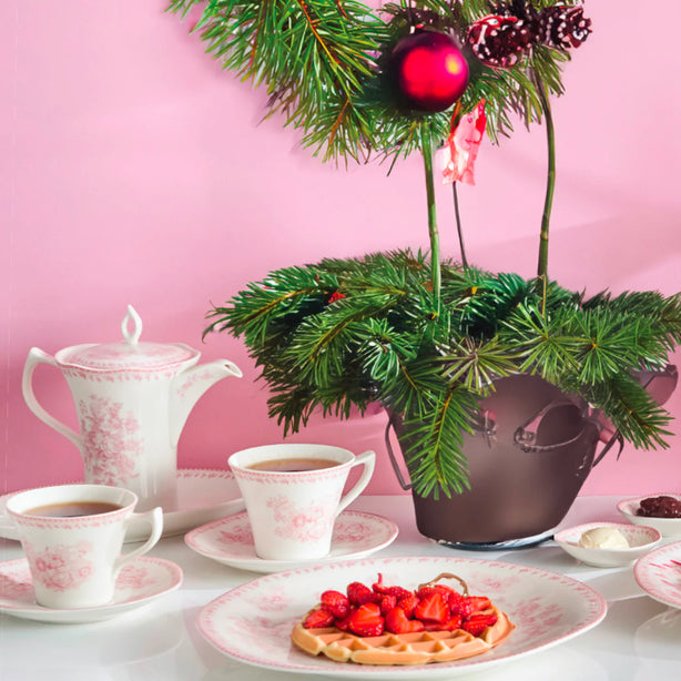 Lancaster Garden Hi-Tea Set - Pink
