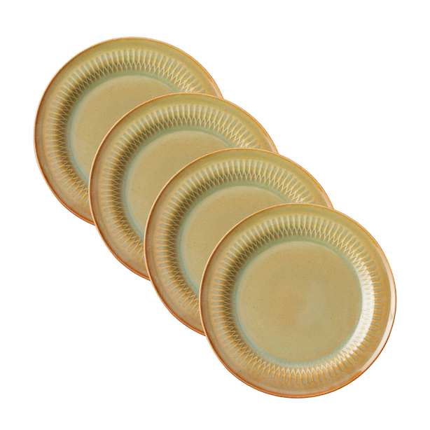 Cottage 21cm Plates - Cinnamon (4/pack)